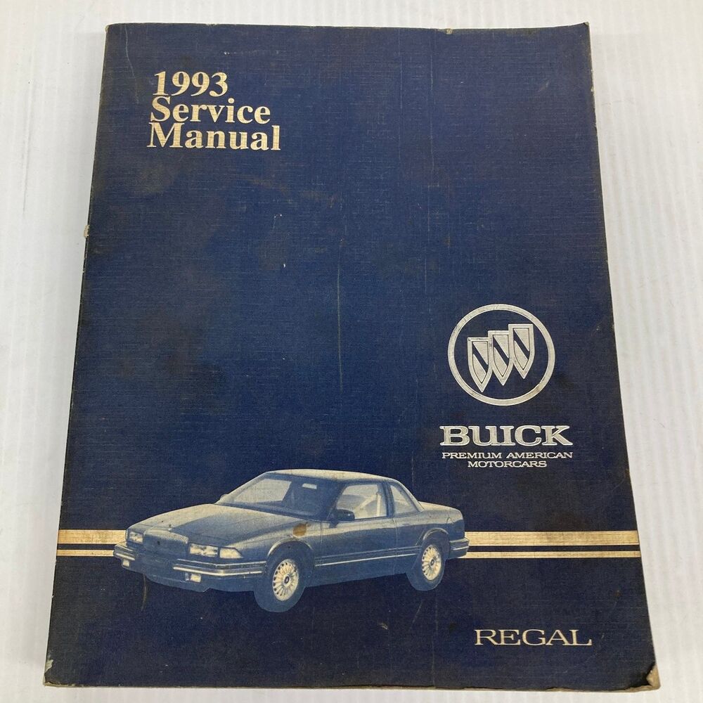 Buick Regal Service Manual General Motors 1993 Volume I